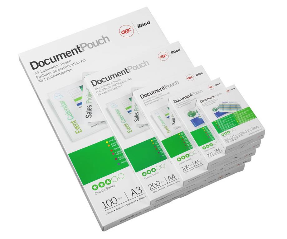GBC Žepki A4, 216x303 mm, 250 mic, 50 kos