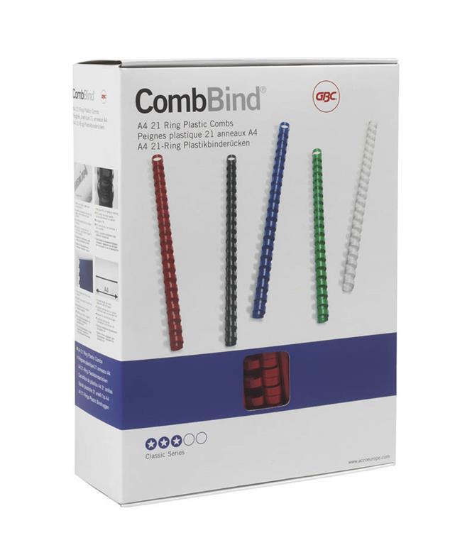 GBC Spirale pvc 38 mm, BARVE, 50 kos