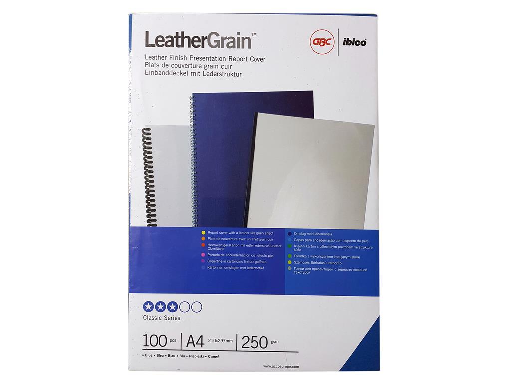 GBC Karton marmor moder, A4, 250 g, 100 kos