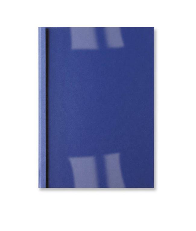 GBC Platnice 3 mm, modre, usnje, 10 kos
