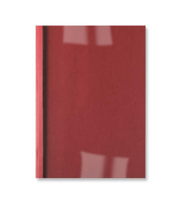 GBC Platnice 1,5 mm, rdeče, usnje, 10 kos