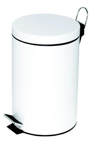 Alco Koš za smeti s pedalom, 12l, bel