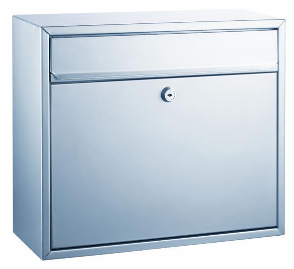 Alco Poštni nabiralnik 8601, kovinski, srebrn