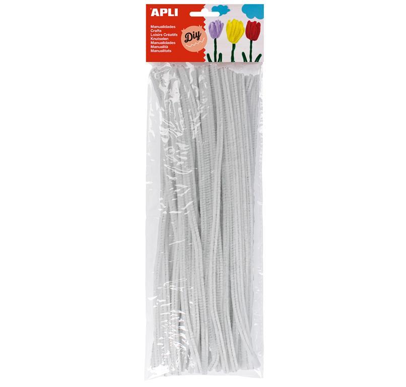 Apli Kosmatena žica bela 50 kos