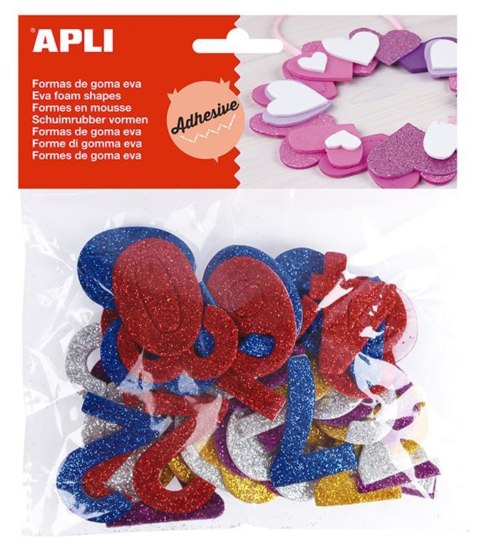 Apli Oblike iz penaste gume številke z