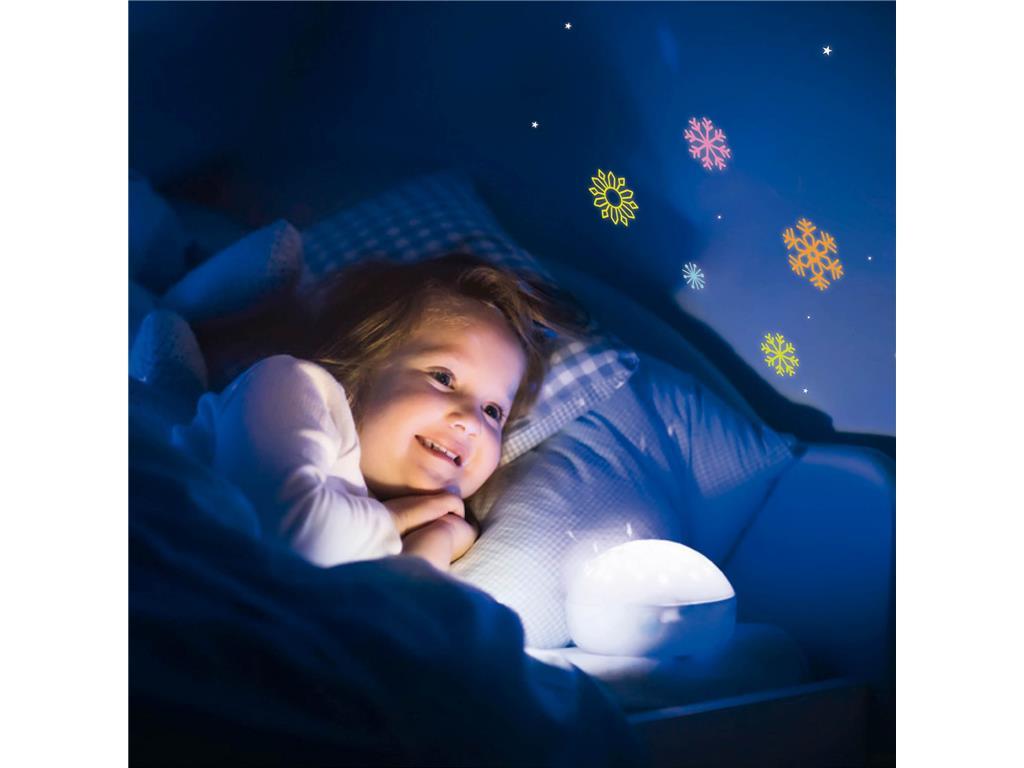 Apli Nalepke snežinke - svetijo v temi