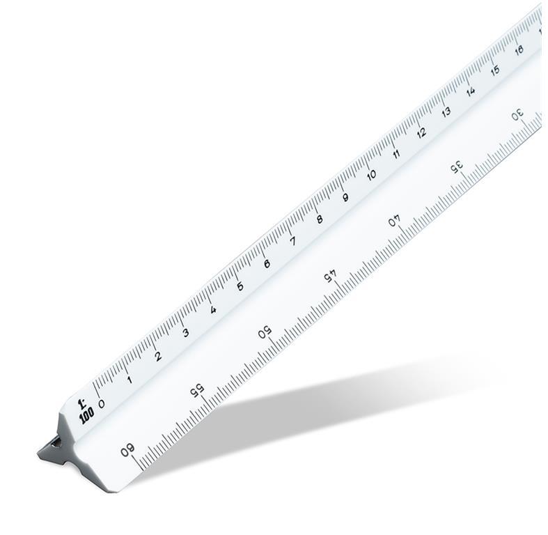 Aristo Trostrano ravnalo u plastičnoj futroli G