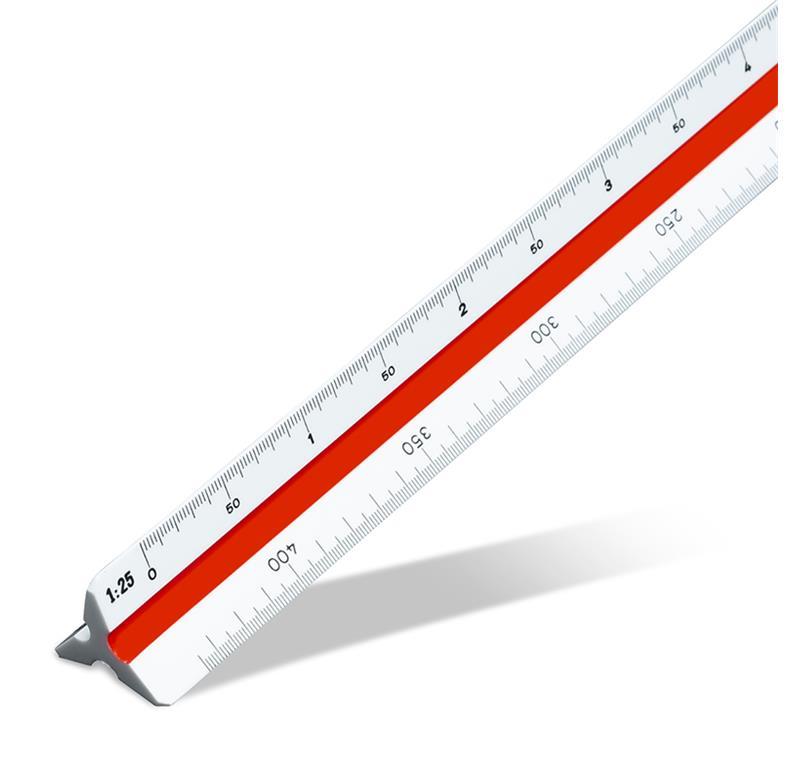 Aristo Trostrano ravnalo u plastičnoj futroli G