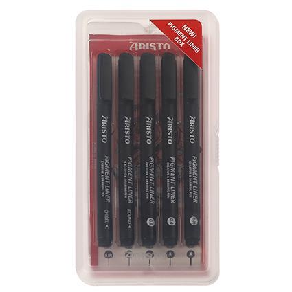 Aristo Set pigmentnih pisala, 5 kom