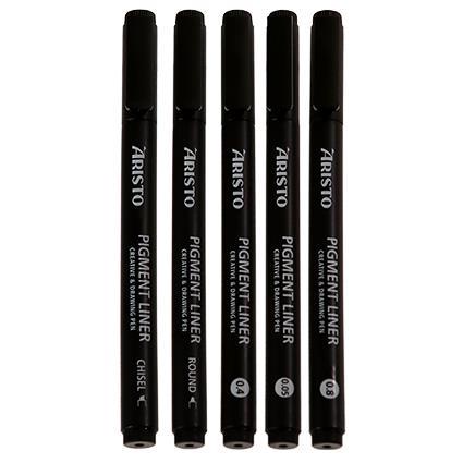 Aristo Set pigmentnih pisala, 5 kom