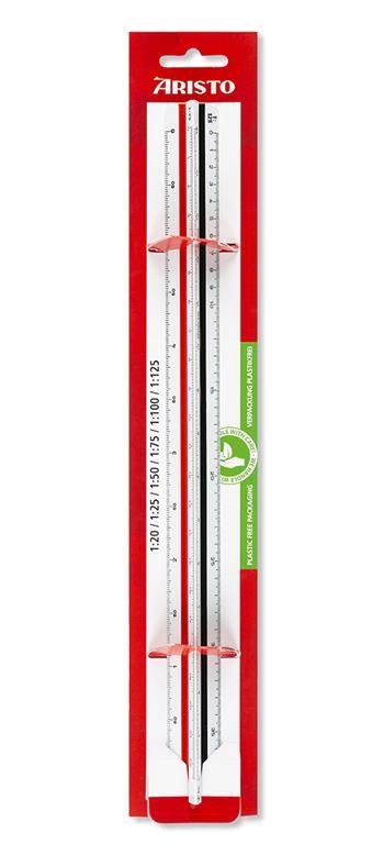 Aristo Trostrano ravnalo blister