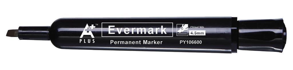 A PLUS Permanentni marker EVERMARK, črn