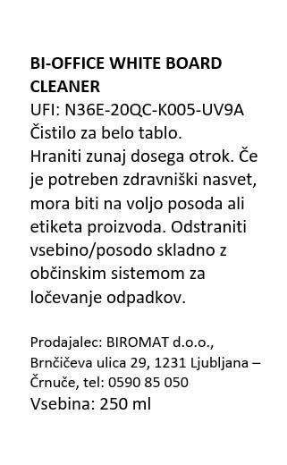 Bi-Office Čistilo za bijelu ploču 250 ml