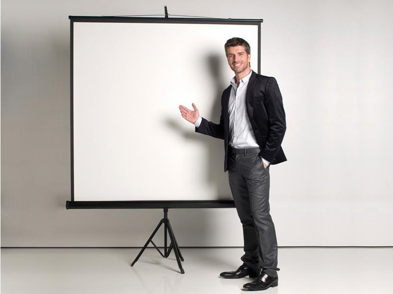 Bi-Office Projekcijsko platno na stalku 200 x 200