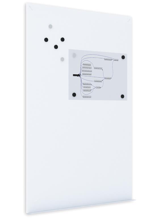 Bi-Office Bijela ploča Tile, 98 x 148 cm