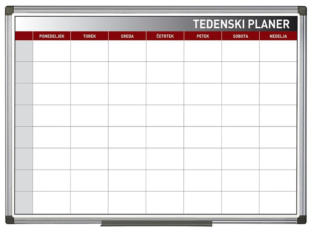 Bi-Office Tjedni planer, 60 x 90 cm