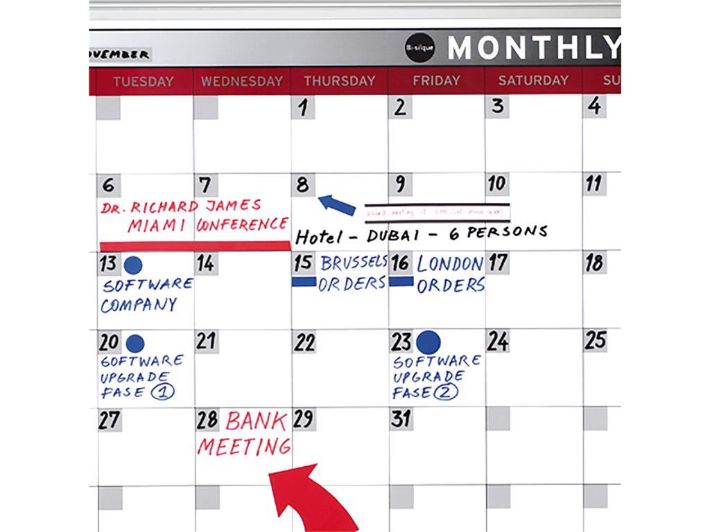 Bi-Office Mjesečni planer, 60 x 90 cm