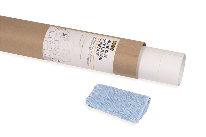 Bi-Office Samolepilna bela folija 90 x 120 cm