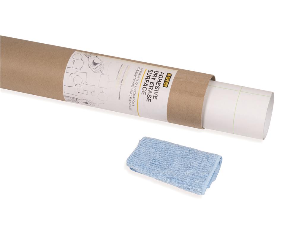 Bi-Office Samolepilna bela folija 120 x 180 cm