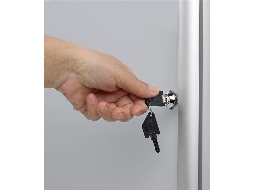 Bi-Office Oglasna vitrina s ključem 9 x A4