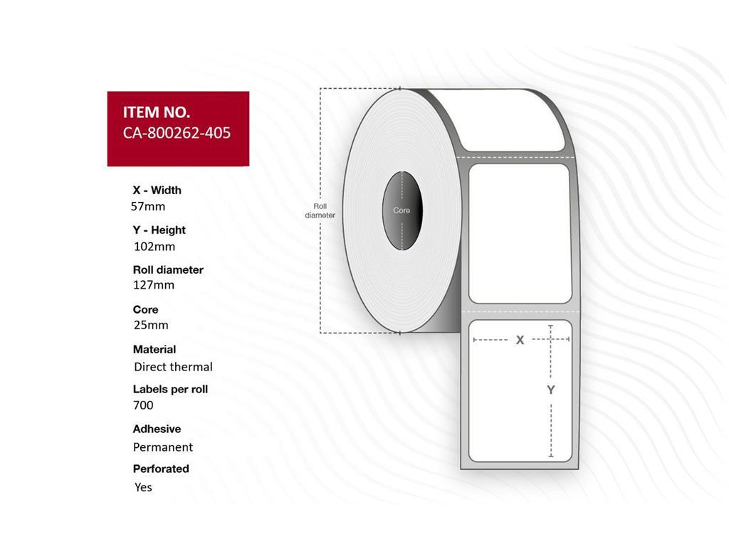 Capture Nalepka 57x102 mm DT
