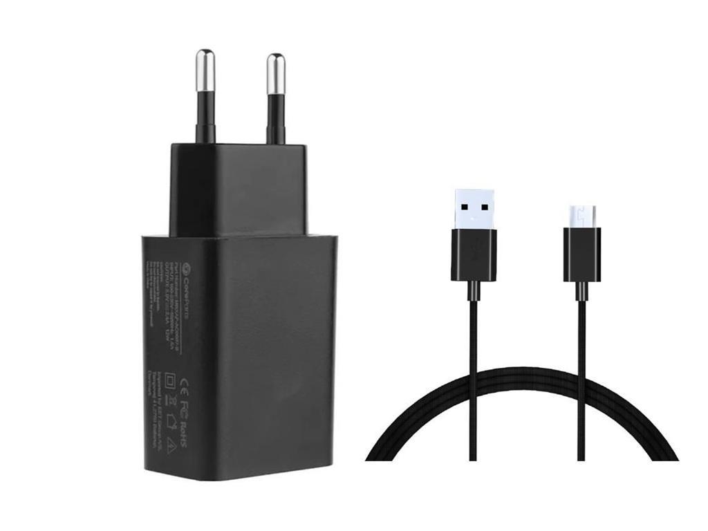 CoreParts USB adapter za napajanje, crni