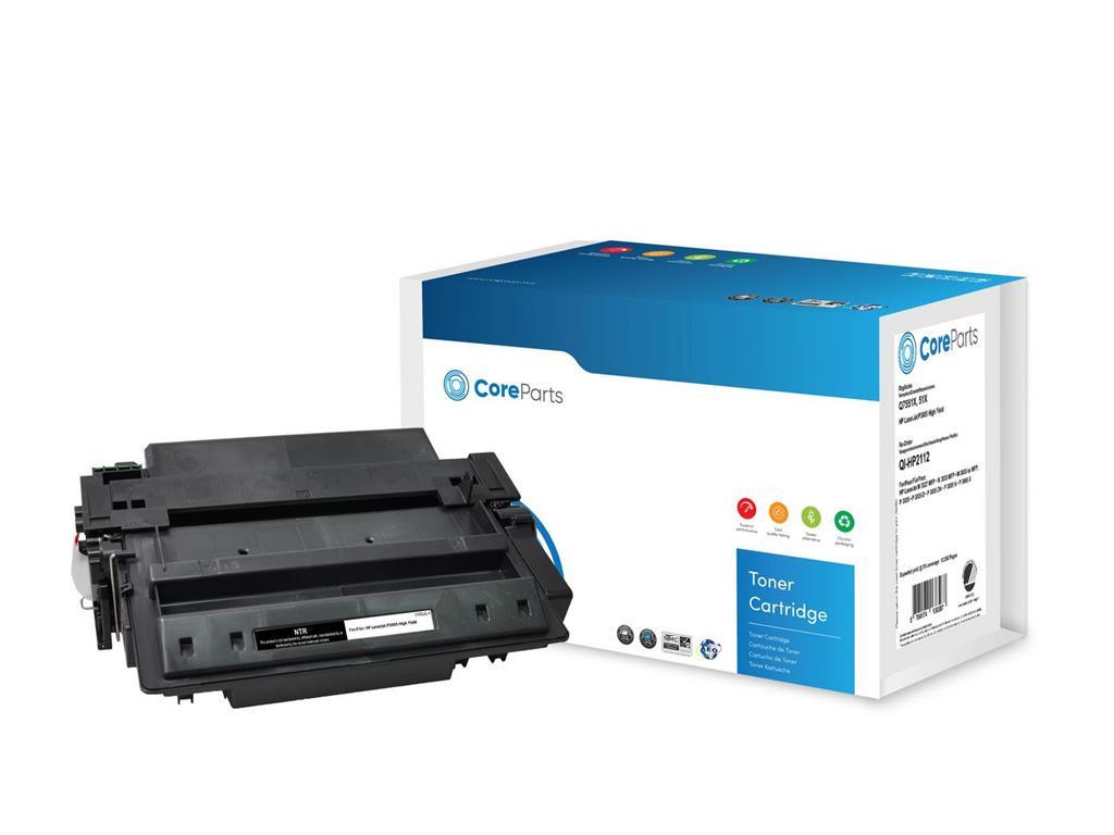 CoreParts Toner črn Q7551X (13K) High Yield