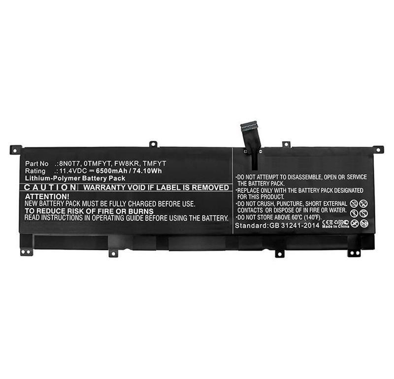 CoreParts Baterija za laptop Dell 68.40Wh Li-ion