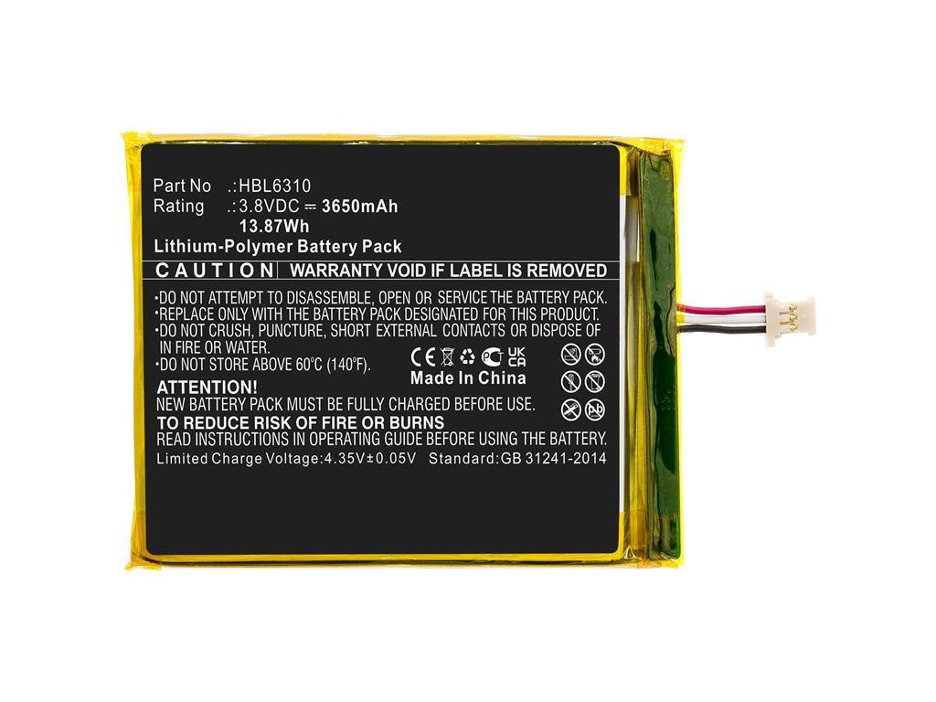 CoreParts Baterija 13.87Wh Li-Polymer 3.8V 3650mAh