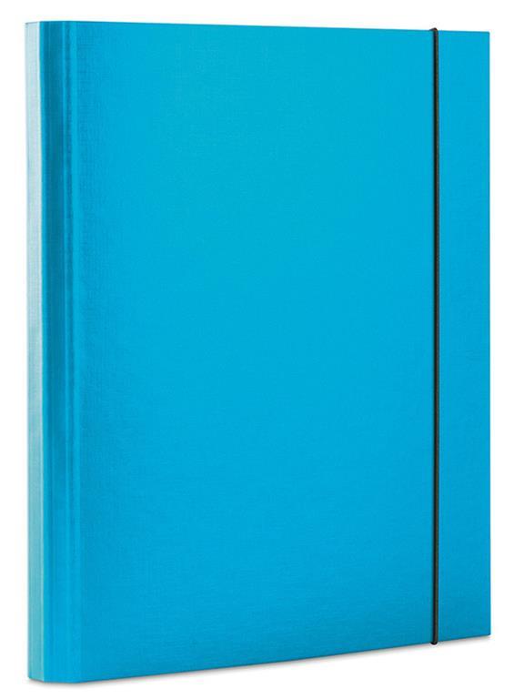 OFFICE PRODUCTS Škatla z zavihki in elastiko modra