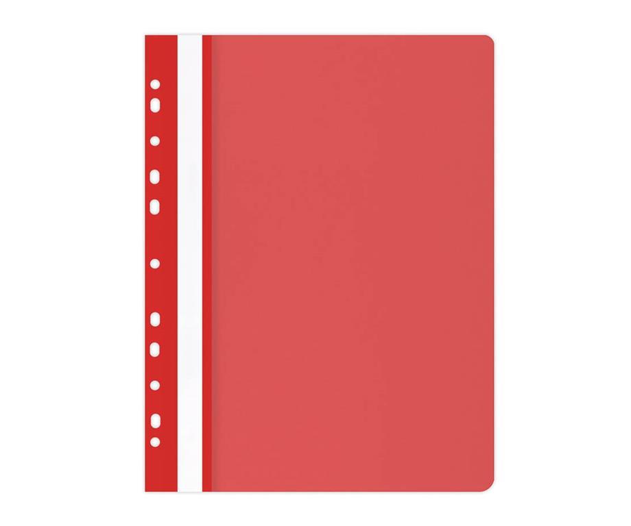 Donau Mapa s sponko in perforacijo rdeča