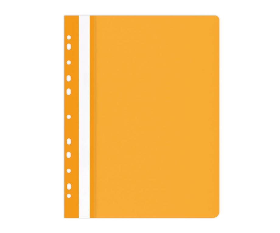 Donau Mapa s sponko in perforacijo oranžna