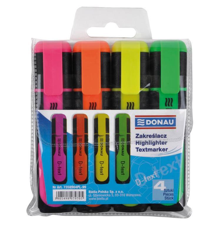 Donau Označevalnik teksta D-TEXT komplet 4 kos