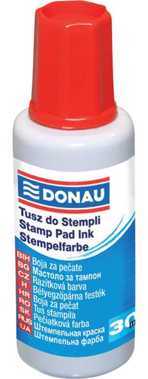 Donau Barva za žige, 27ml, rdeča