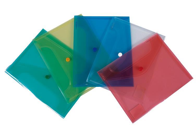 Donau Mapa z gumbom C5 BARVE