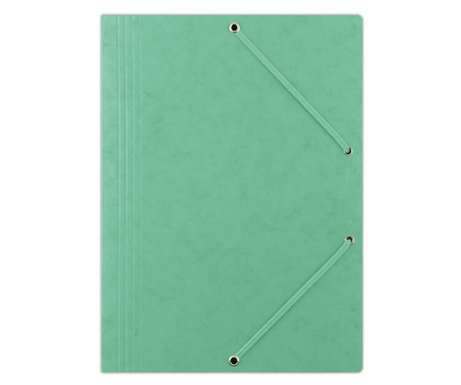 Donau Mapa z elastiko A4 prešpan, zelena