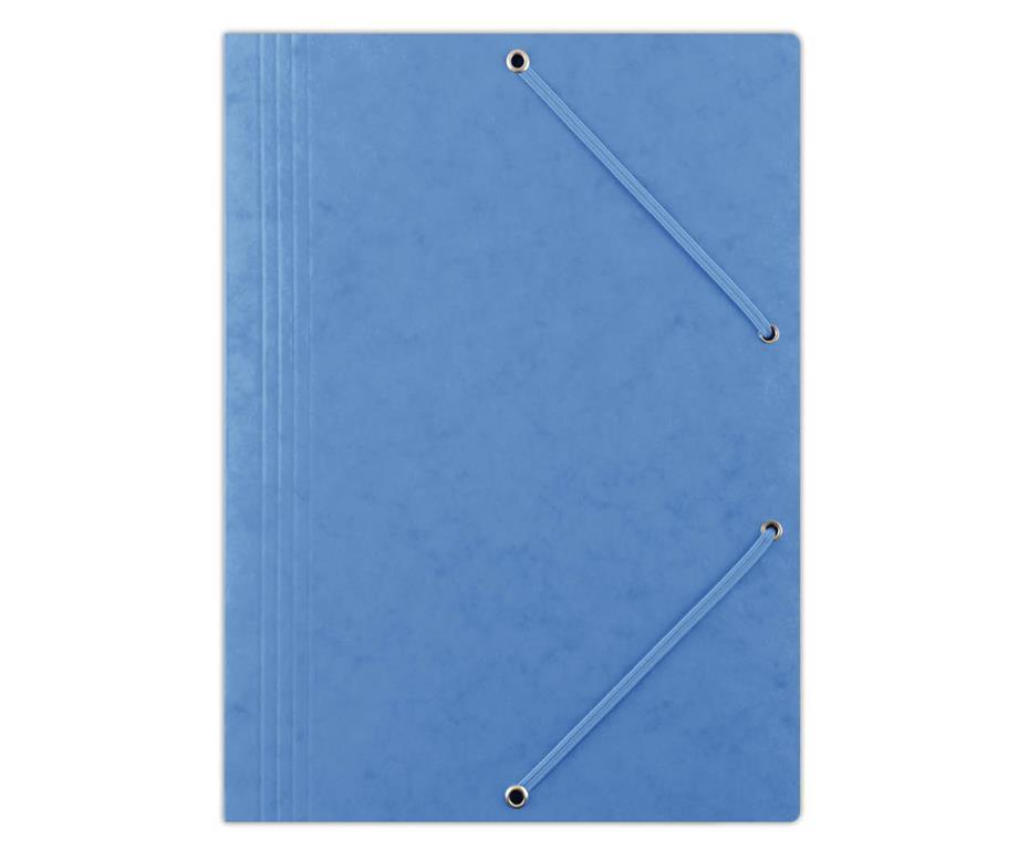 Donau Mapa z elastiko A4 prešpan, modra