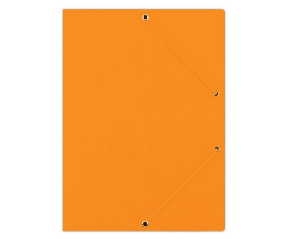 Donau Mapa z elastiko A4 prešpan, oranžna