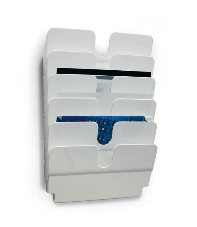 Durable Flexiplus stenski 6 A4 ležeči bel