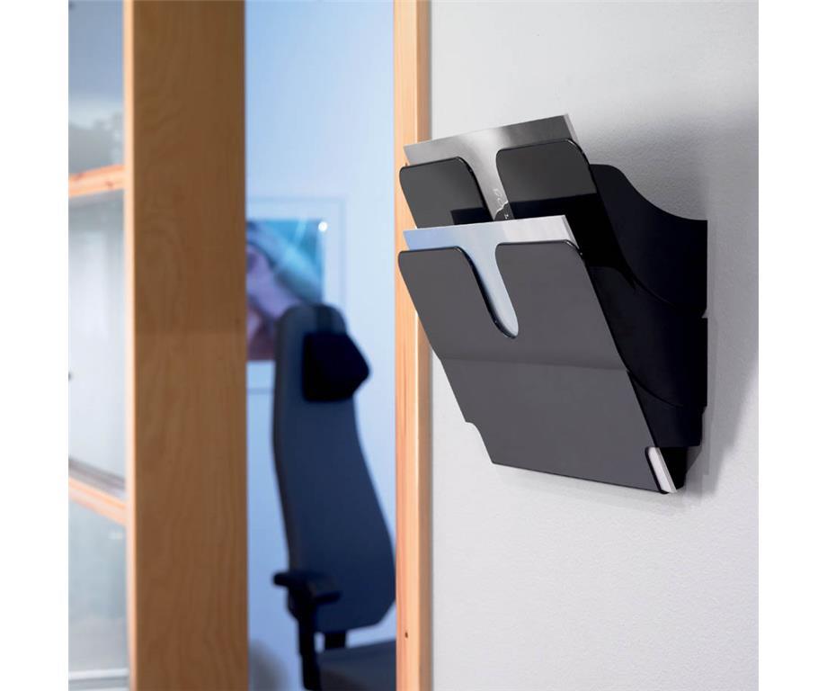 Durable Flexiplus stenski 2 A4 ležeči črn