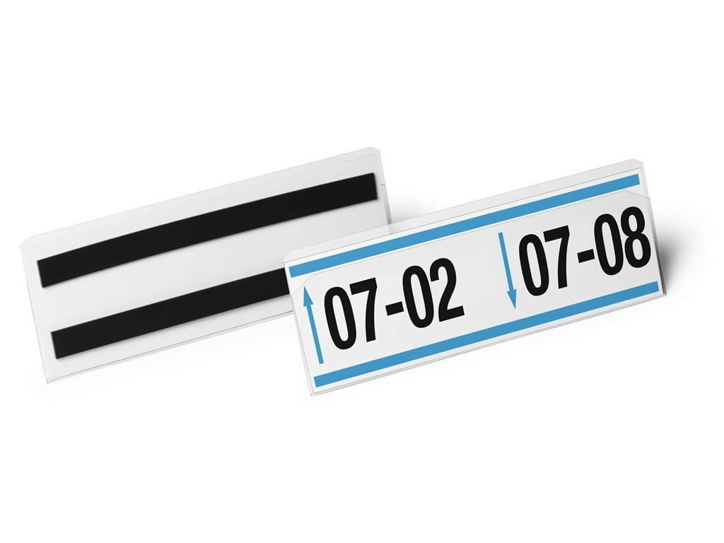 Durable Magnetni žepki 210 x 74 mm prozorni