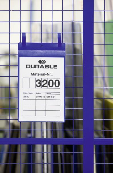 Durable Žepki z vezicami A4 pokončni modri