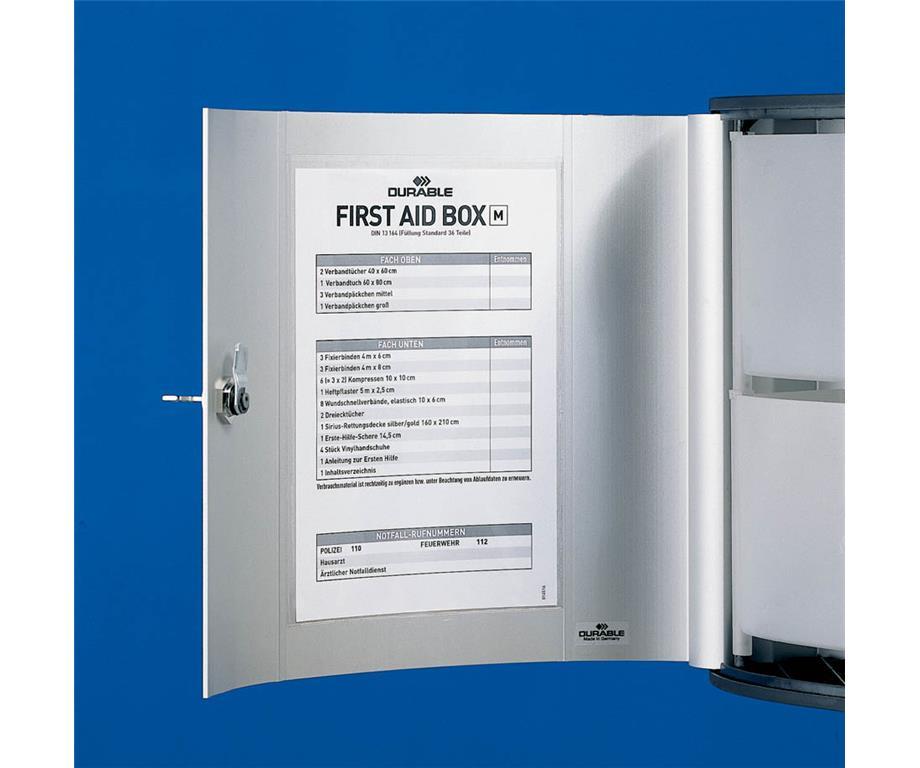 Durable Omarica za prvo pomoč, mala, prazna