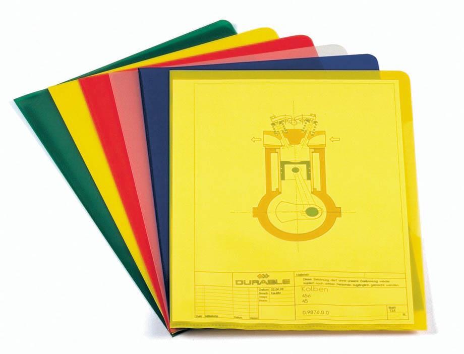 Durable L mapa (2337) prozorna, mat, PP