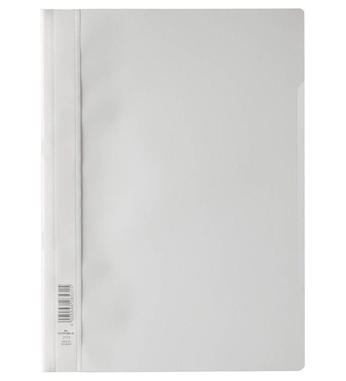 Durable Mapa s sponko (2573) bela