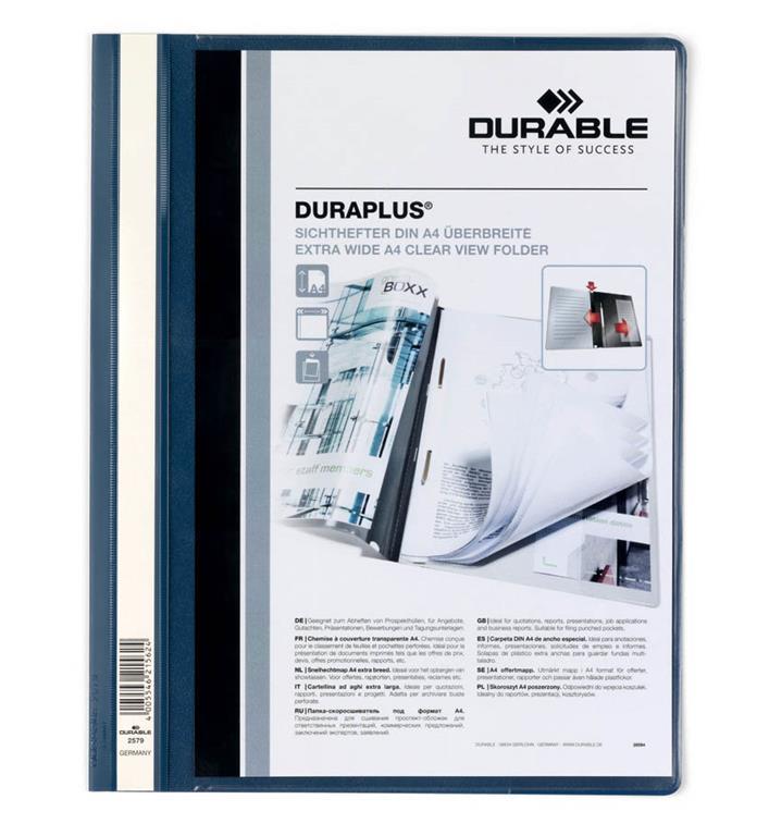 Durable Mapa Duraplus (2579) temno modra