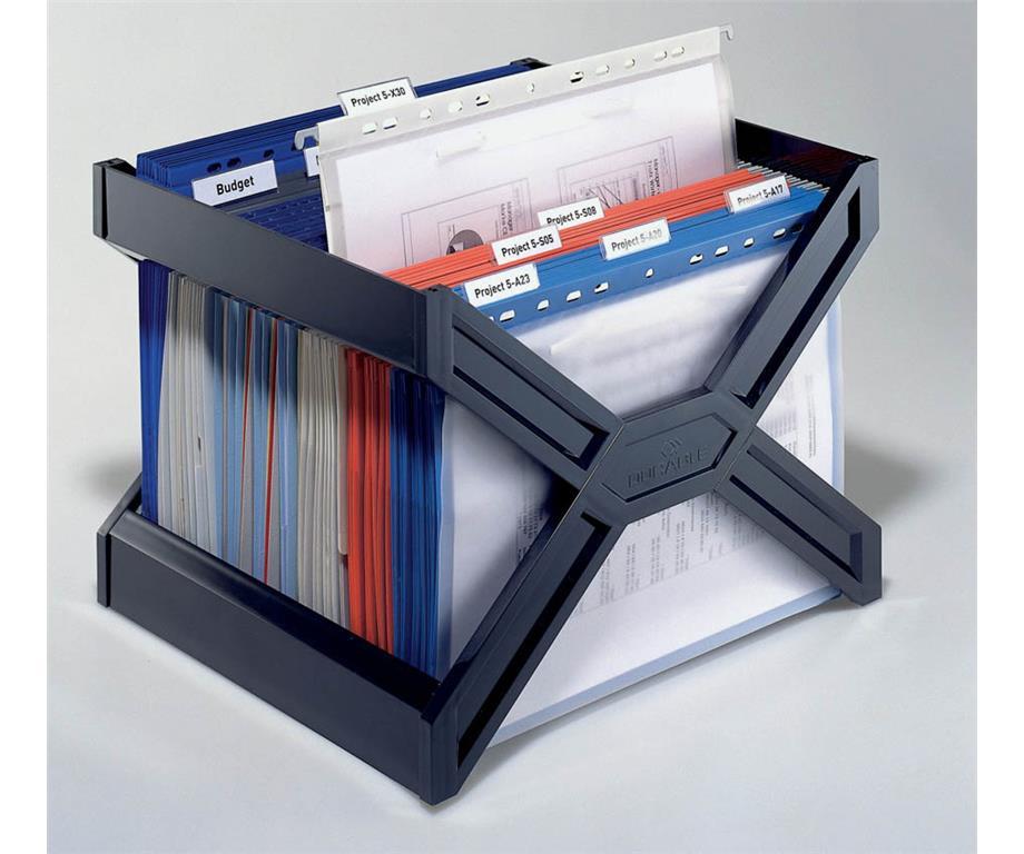 Durable Stojalo za viseče mape (2611) črno