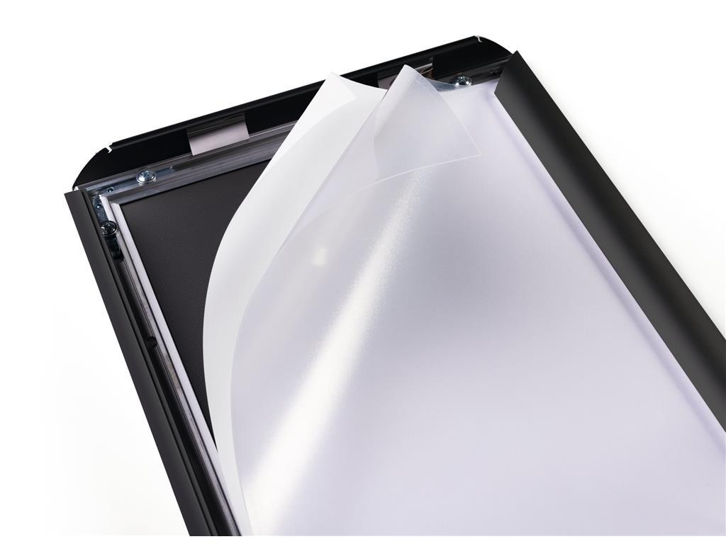 Durable Aluminijast okvir Snap A4, črn