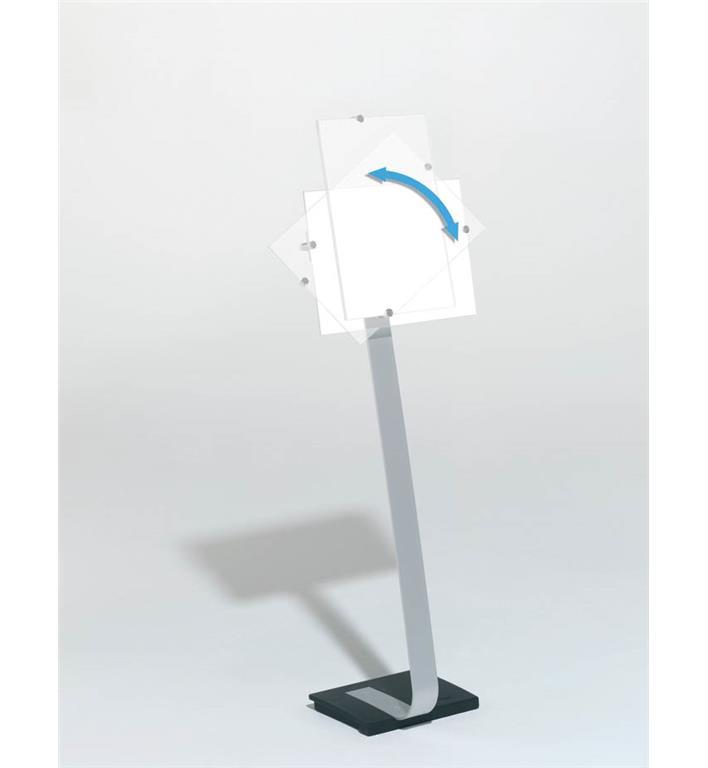 Durable Stojalo z informacijsko ploščo Crystal