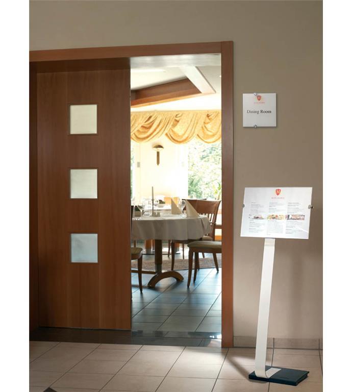 Durable Stojalo z informacijsko ploščo Crystal